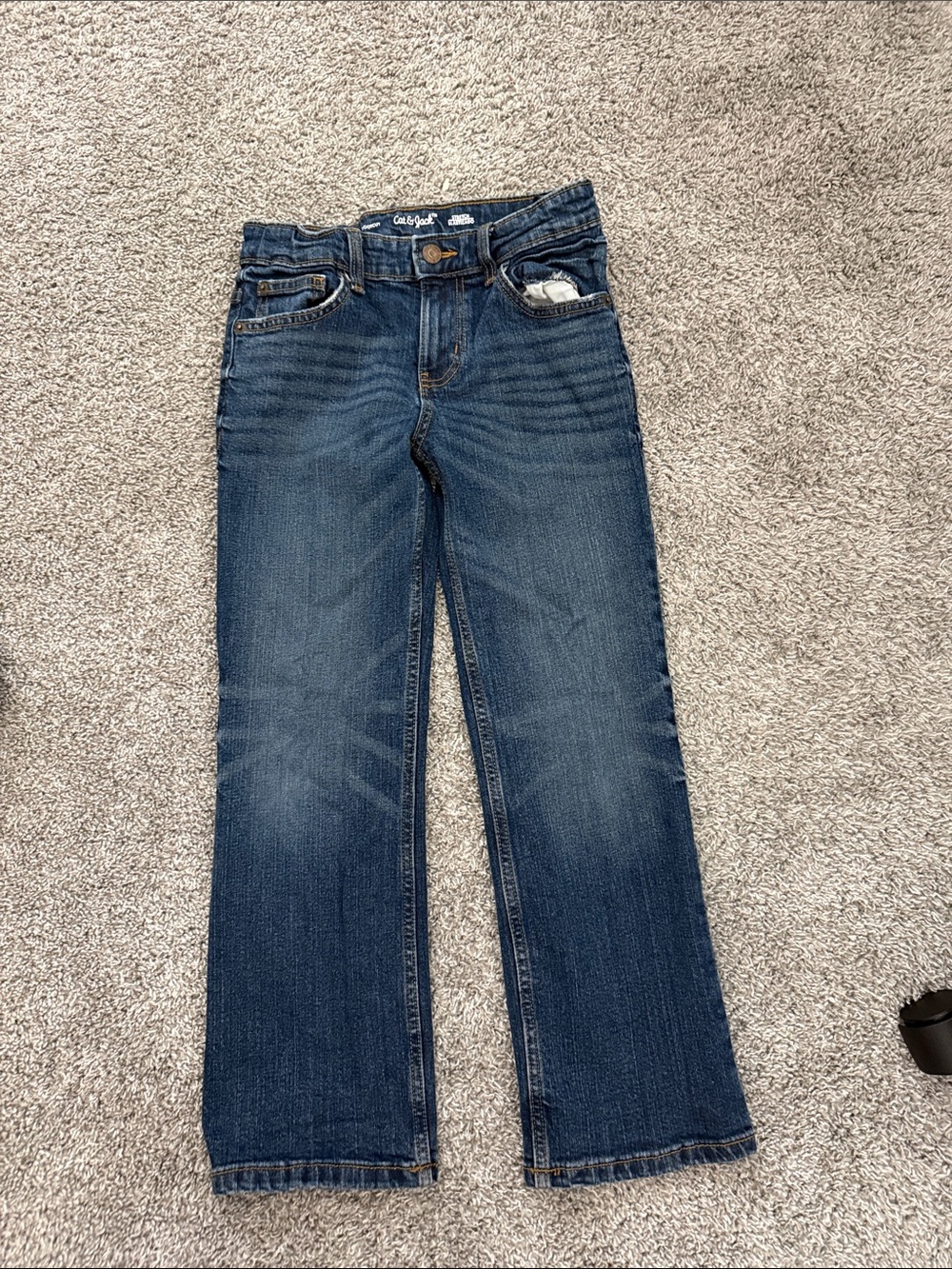 Cat & Jack Dark Blue Flare Jeans